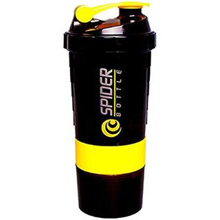 Eastern Club Spider Protein Shaker Bottle For Gym - 500Ml (Multi Colour Will Be Shipped)