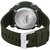 Piaoma Waterproof Series Digital Black Round Dial Silicone Green Strap Digital Boy's And Men's Watch - Green9061