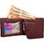 Pocket Bazar Men Casual Tan Artificial Leather Wallet (5 Card Slots) Brnkan