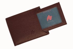 Pocket Bazarmen Brown Artificial Leather Wallet(7 Card Slots)