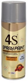 4S Spray Paint (Silver-450) 400ml 1 Pcs