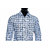 Vento Vamre Ice Blue Checked Premium Cotton Casual Shirt