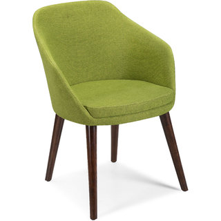                       Shearling Annette Upholstered Accent Chair in Moss Green Color (Warwick Fabric)                                              