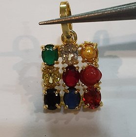 Navratan Pendant with Natural Navgrah Stone's Astrological  Lab Certified - CEYLONMINE