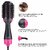 One Step Air Brush, One-Step Hair Dryer, and Volumizer Styler, Professional 2-in-1 Hair Styler-Black