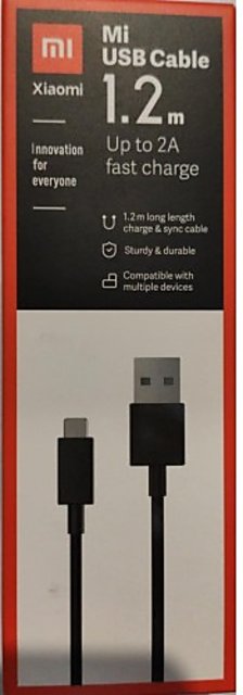 xiaomi usb cable 1.2 m