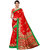 Eka Lifestyle Women's Red Art Silk Printed Saree