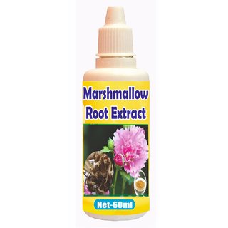                      Marshmallow Root Extract Drops - 60ml (Buy Any Supplement Get The Same 60ml Drops Free)                                              