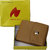 Pocket Bazarmen Beige Artificial Leather Wallet(6 Card Slots)