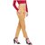 Rivi women regular fit gold ethnic trouser pant
