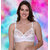 Sona Women's SL007 Full Coverage Non-Padded T-Shirt Lace Bra White Color Pack of 2