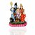 Kartik Indian Hand Carved Attractive Siva Family Statue Shiva, Parvati, Ganesh, and Idol  Height 6 Inch