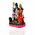 Kartik Indian Hand Carved Attractive Siva Family Statue Shiva, Parvati, Ganesh, and Idol  Height 6 Inch