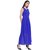 RIVI Woman's Stylish Blue Maxi Dress