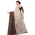 Eka Lifestyle Women's Brown Georgette Printed Saree