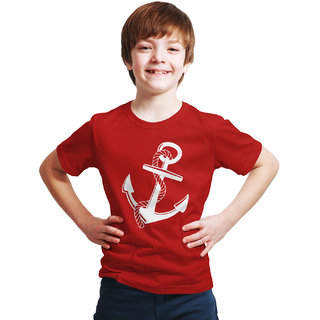 Haoser Red Cotton Regular fit Half Sleeves t Shirts for Boys |  Regular Fit for Junior Kids