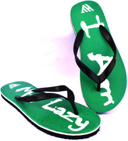 Highwalker Lazy Men's Green Flip Flops