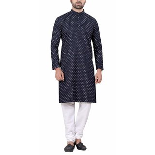 Buy Rc Ethnic Dark Blue Denim Cotton Chakra Printed Kurta Pyjama Set For Men Online Get 50 Off Items 1 to 15 of 59 total. shopclues
