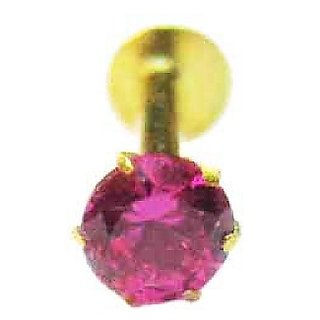 CEYLONMINE Manik ruby nose pin natural original stone ruby nosepin gold plated for women girls CEYLONMINE Manik ruby nose pin natural original stone ruby nosepin gold plated for women girls