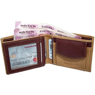                       pocket bazar  Men Beige Artificial Leather Wallet  (5 Card Slots)                                              