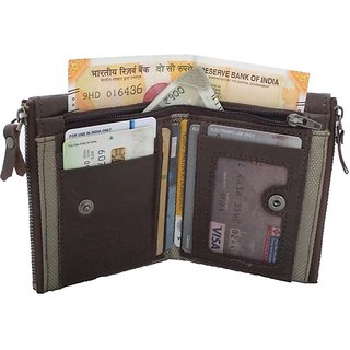                       pocket bazar  Men Casual Brown Genuine Leather Wallet  (7 Card Slots)                                              