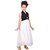 Sky Heights Girls Black White Net Party Wear Gown Maxi