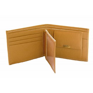                       pocket bazar  Men Tan Artificial Leather Wallet  (5 Card Slots)                                              
