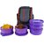 GRANIFY Lunch Box ( 5 Containers With Bag Cover ) L