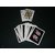 Mubco Full Tilt Poker Playing Cards  Black