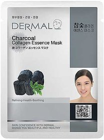 Dermal Charcoal Collagen 1 Face Mask - Acne Treatment