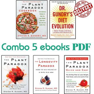 The Plant Paradox by Dr. Steven R Gundry M.D (Set 5 Books ..) Fast Delivery (deliver via e-mail)