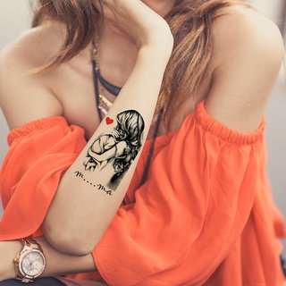 Buy VOORKOMS Unisex Multicolor Maa Temporary Tattoo Design (Pack of 1)  Online - Get 59% Off