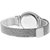 FARP Analog silver colour black dial fancy magnet belt womens watch ladies watch girls watch