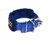 WONDER CHOICE 1.5 Inch Blue Fur Dog Collar (For Neck Size 14.5 To 17.5 Inch)