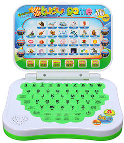 DGN Deals Educational Learning Kids Laptop, Study Game Kids Mini Laptop English Learner Study Game Computer Notebook Toy