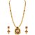 Laxmi Design 18 K Gold Plated Temple Jewelry Necklace Set