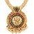 Laxmi Design 18 K Gold Plated Temple Jewelry Necklace Set