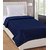 Nakoda Creation Plain Single Bed Solid Blue Fleece-Polar Blanket (Pack of 1)