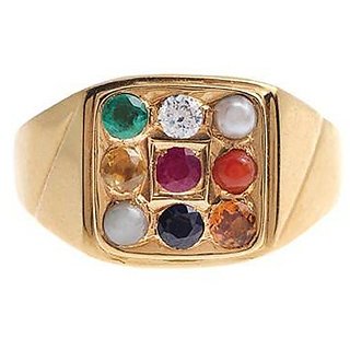 9 stones in sales navaratna ring