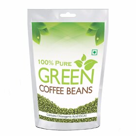 Health First Pure Organic Arabica Green Coffee Beans For Weight Management - 200Gm