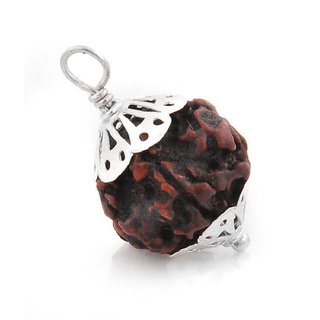                       s CEYLONMINE Shiv beads pendant original  natural beads rudraksha locket                                              