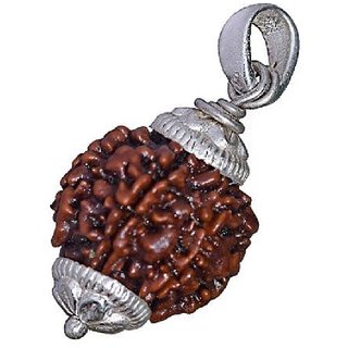                       CEYLONMINE  shiv shakti rudraksha pendant five face rudraksha pendant for unisex                                              