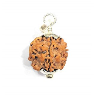                       CEYLONMINE shiv beads pendant original  natural beads rudraksha locket                                              