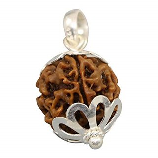                       CEYLONMINE shiv beads pendant original  natural beads rudraksha locket                                              