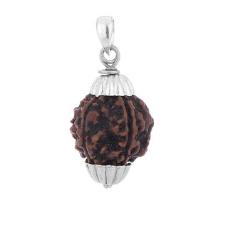                       CEYLONMINE Rudraksha pendant natural  original shiv shakti rudraksha pendant                                              