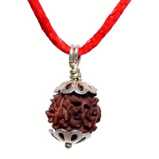                       CEYLONMINE shiv beads pendant original  natural beads rudraksha locket                                              