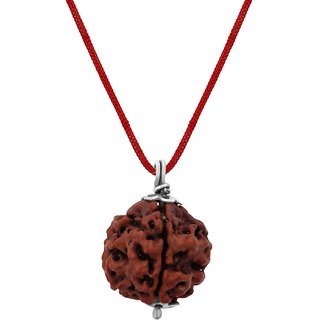                       CEYLONMINE shiv beads pendant original  natural beads rudraksha locket                                              