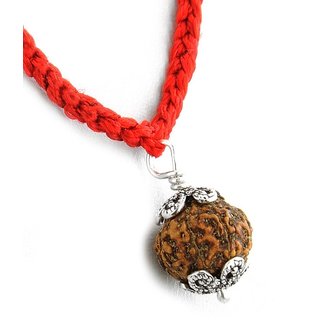                       CEYLONMINE mokash rudraksha pendant unheated  original shiv beads pendant for unisex                                              