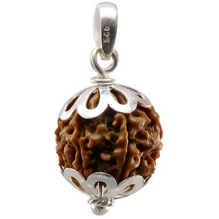                       CEYLONMINE mokash rudraksha pendant unheated  original shiv beads pendant for unisex                                              