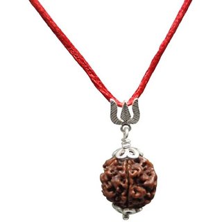                       CEYLONMINE shiv beads pendant original  natural beads rudraksha locket                                              